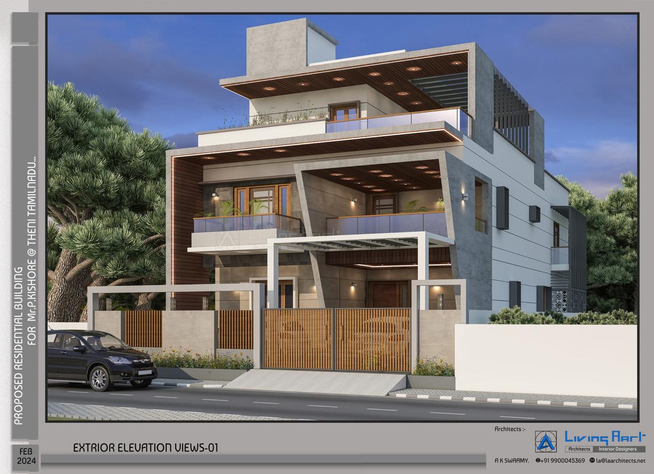 LA Architects signature project presentation slide 1